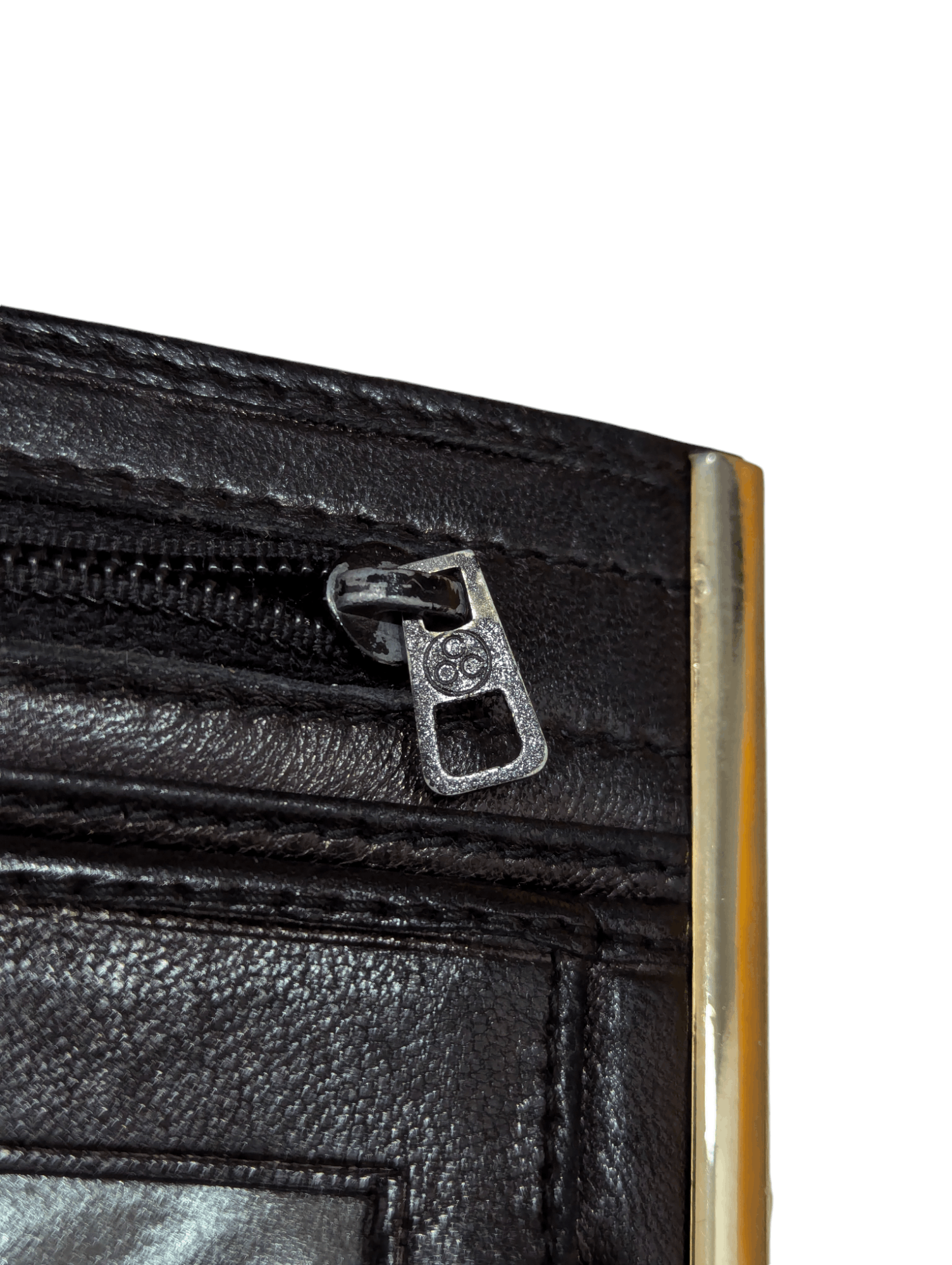 THRASHED BALLY QUILTED WALLET PURSE