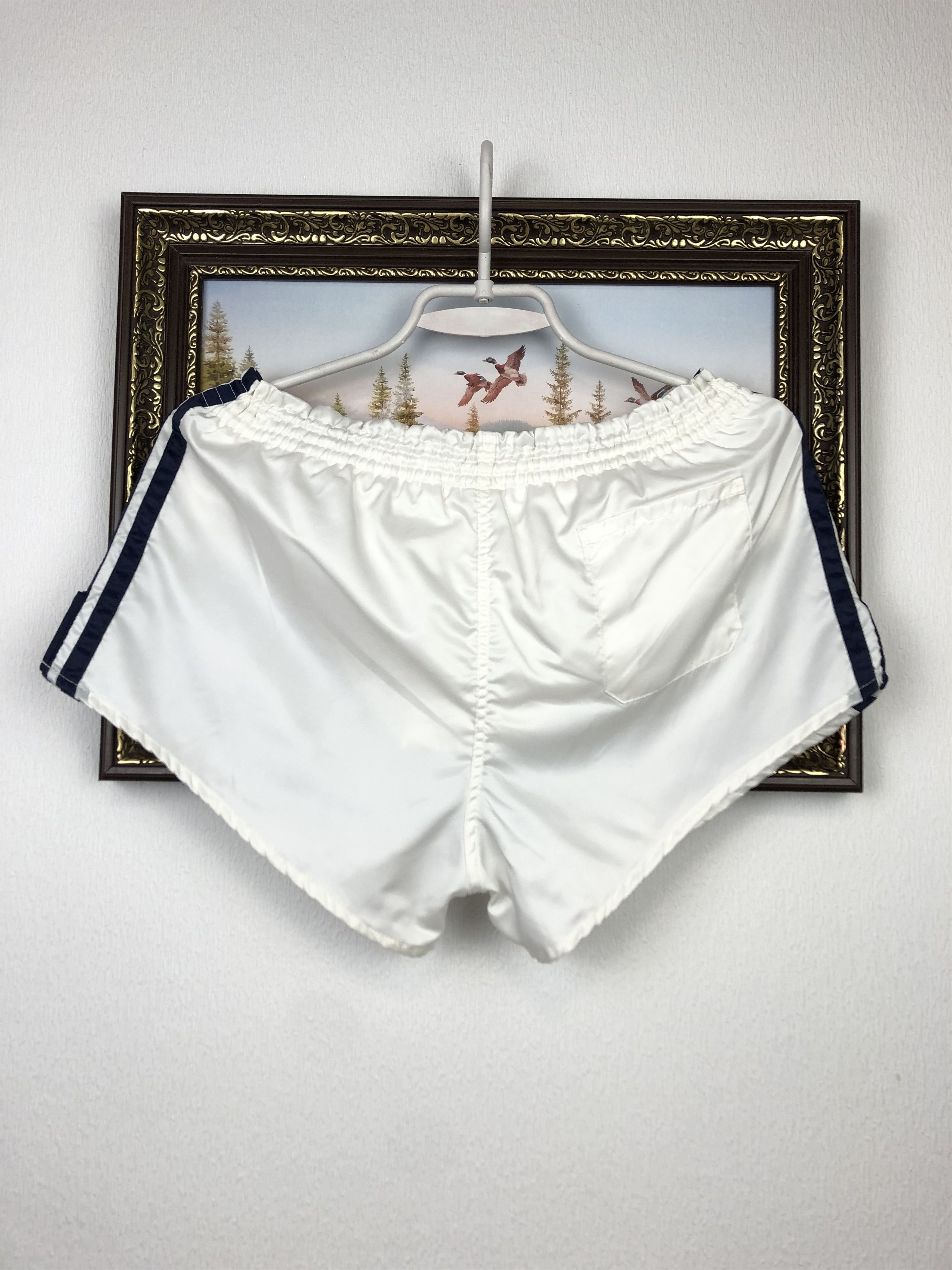 Adidas Vintage Adidas West Germany Nylon White Shorts Athletic Size US 32 / EU 48 - 10 Thumbnail