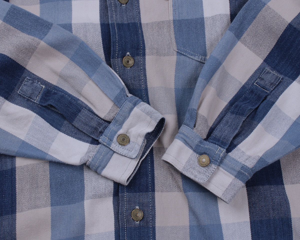 Levi's × Vintage LEVIS Vintage Authentic Plaid Metal Button Silver Tab Shirt Size US L / EU 52-54 / 3 - 10 Thumbnail