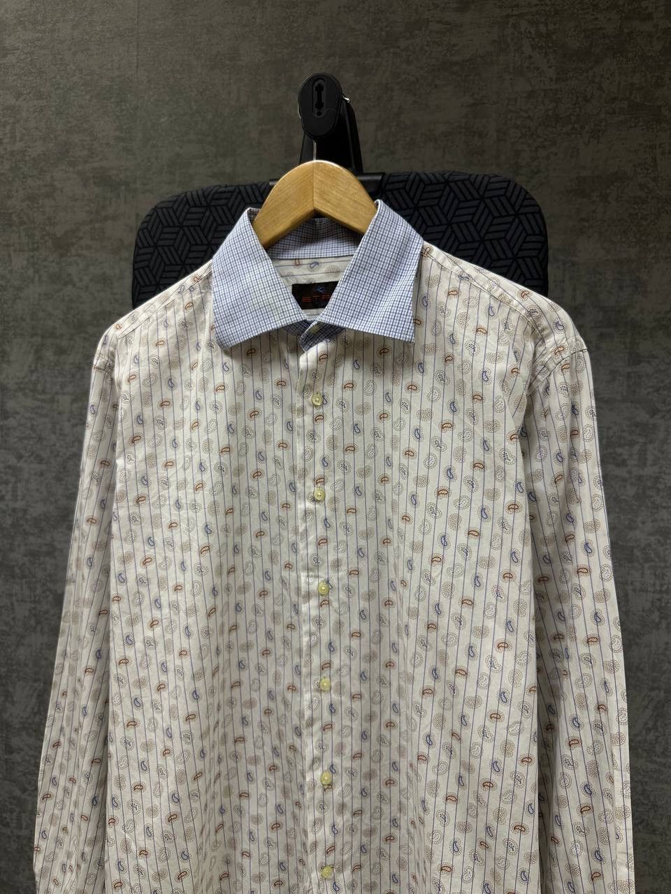 Etro × Vintage Vintage Etro White Men’s Shirt Size US L / EU 52-54 / 3 - 10 Thumbnail