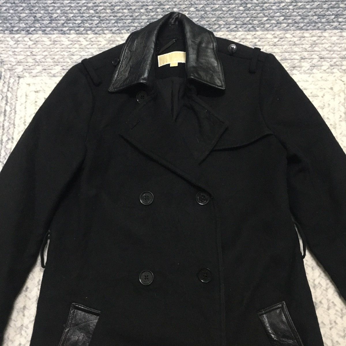 Designer × Japanese Brand × Michael Kors Sunfaded Michael by Michael Kors Wool Trench Coat Size US XS / EU 42 / 0 - 3 Thumbnail