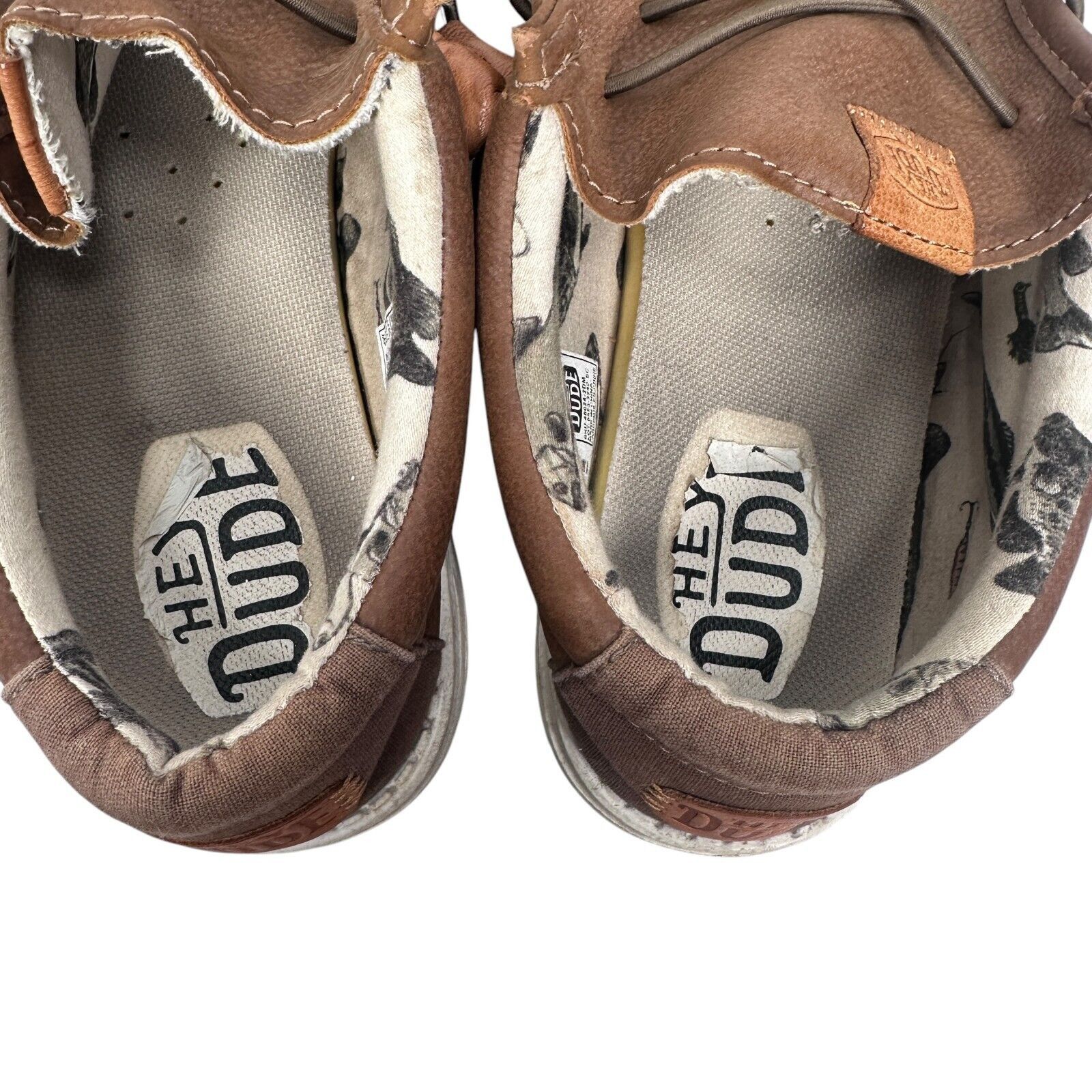 Other Hey Dude Wally Fish Lure Shoes Men’s 8 Tobacco Brown Moc Toe Size US 8 / EU 41 - 6 Thumbnail