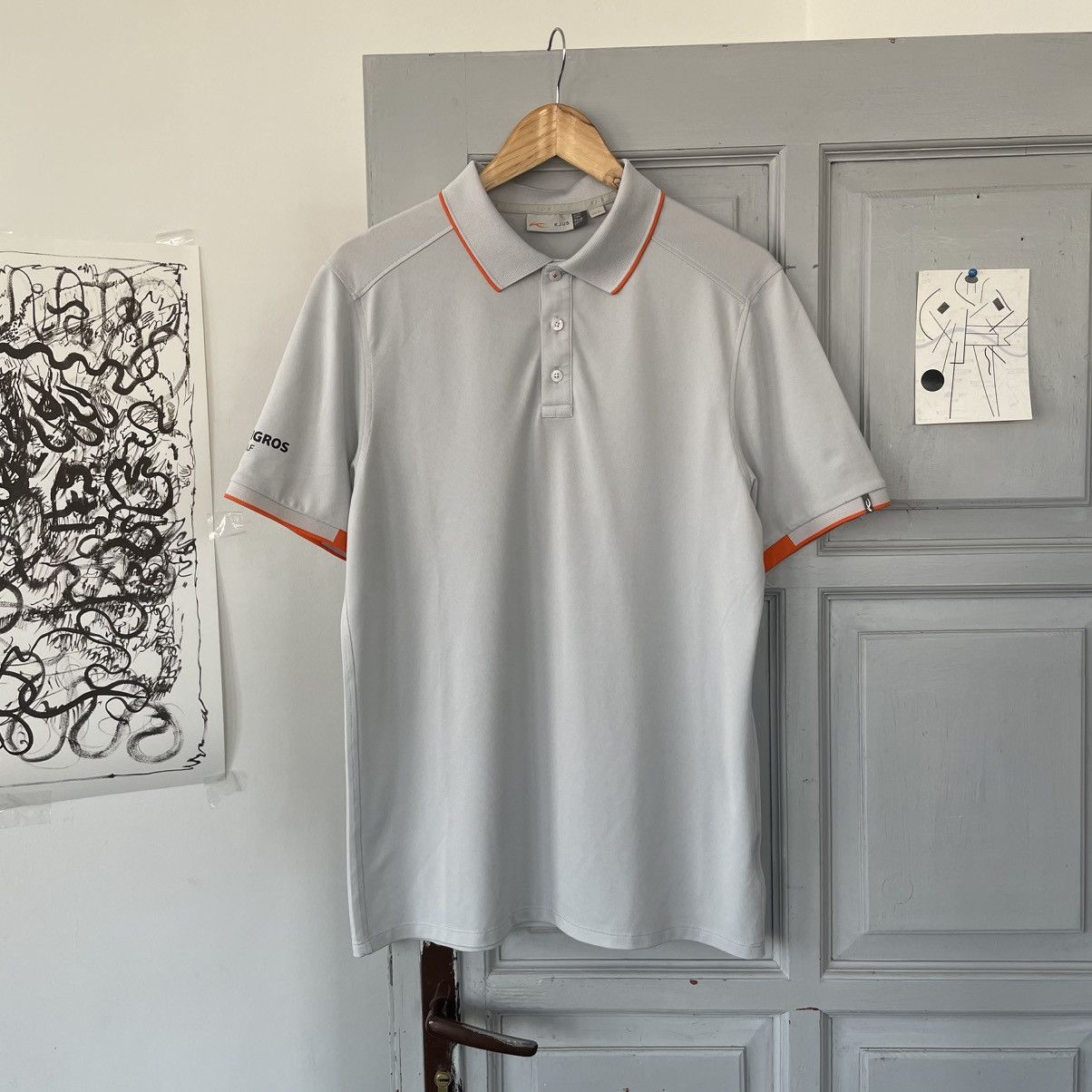 KJUS Vintage Kjus Polo Migros Golf T-shirt size M sport feet Size US M / EU 48-50 / 2 - 1 Thumbnail