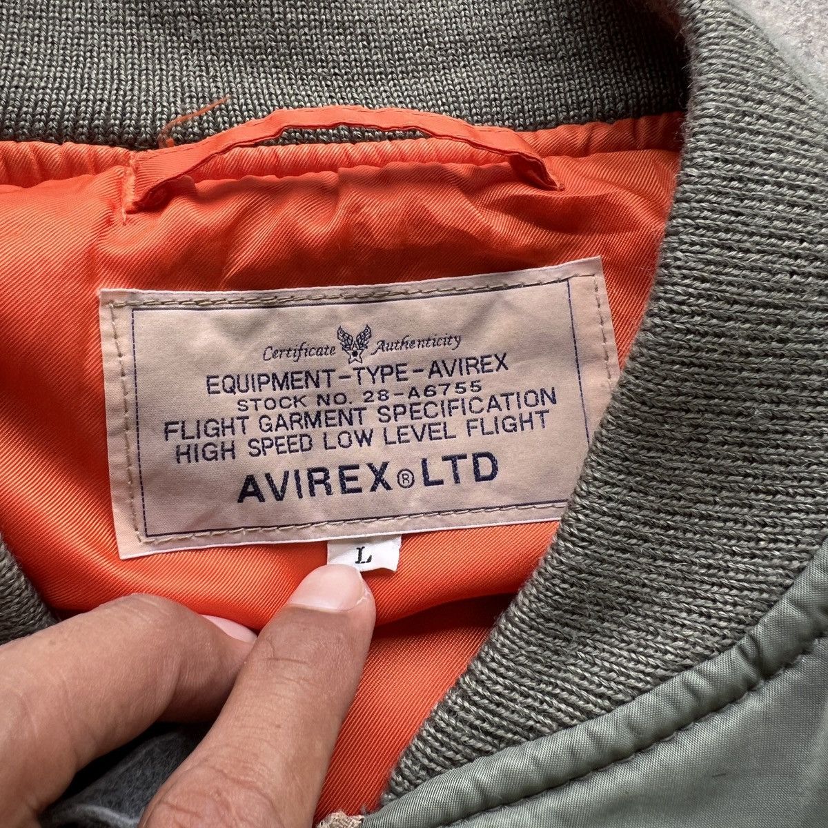 Avirex 🔥 Pick Avirex Usa Flight Bomber Jacket Size US L / EU 52-54 / 3 - 15 Thumbnail