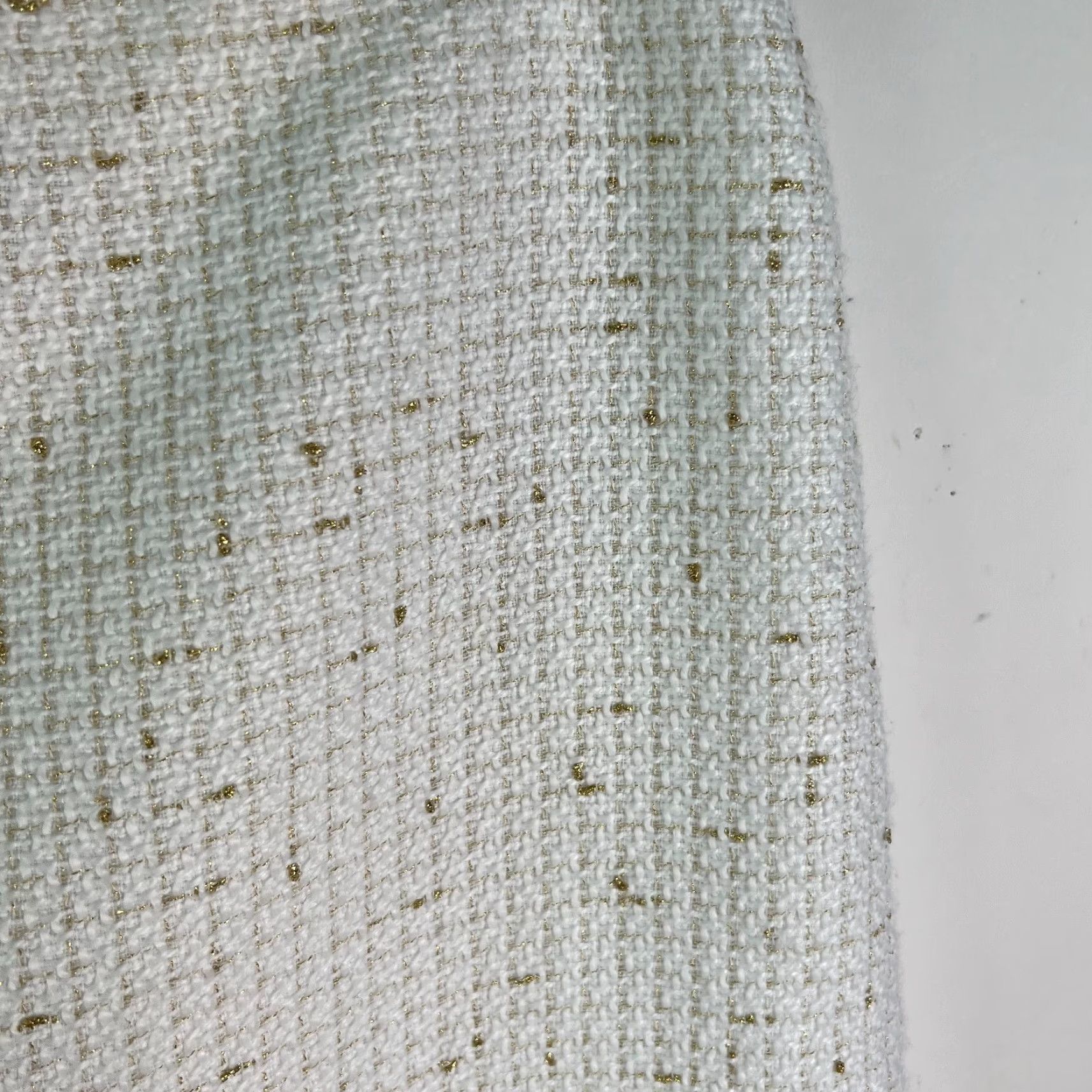 Ann Taylor Ann Taylor Factory Womens Flat Front Back Zip Casual White Mini Skirt Size 10 Size 32" / US 10 / IT 46 - 6 Thumbnail
