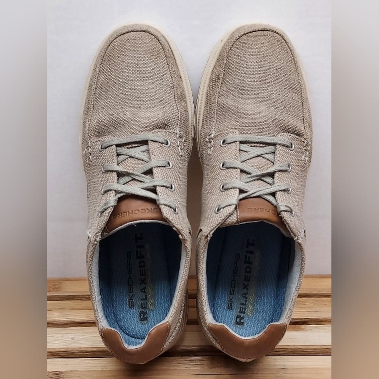 SKECHERS Skechers Mens | Khaki | Soden Casual Fashion Shoes Size 10.5 Size US 10.5 / EU 43-44 - 8 Thumbnail