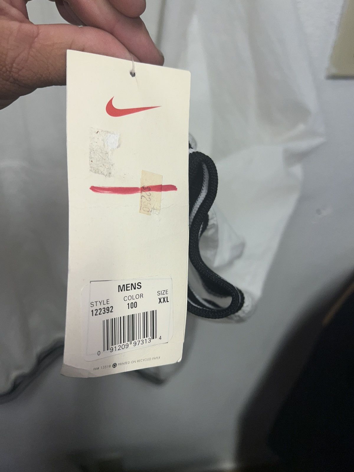 Nike Vintage 1990s 90s NIKE White Pullover Windbreaker Jacket 2XL Size US XXL / EU 58 / 5 - 3 Thumbnail