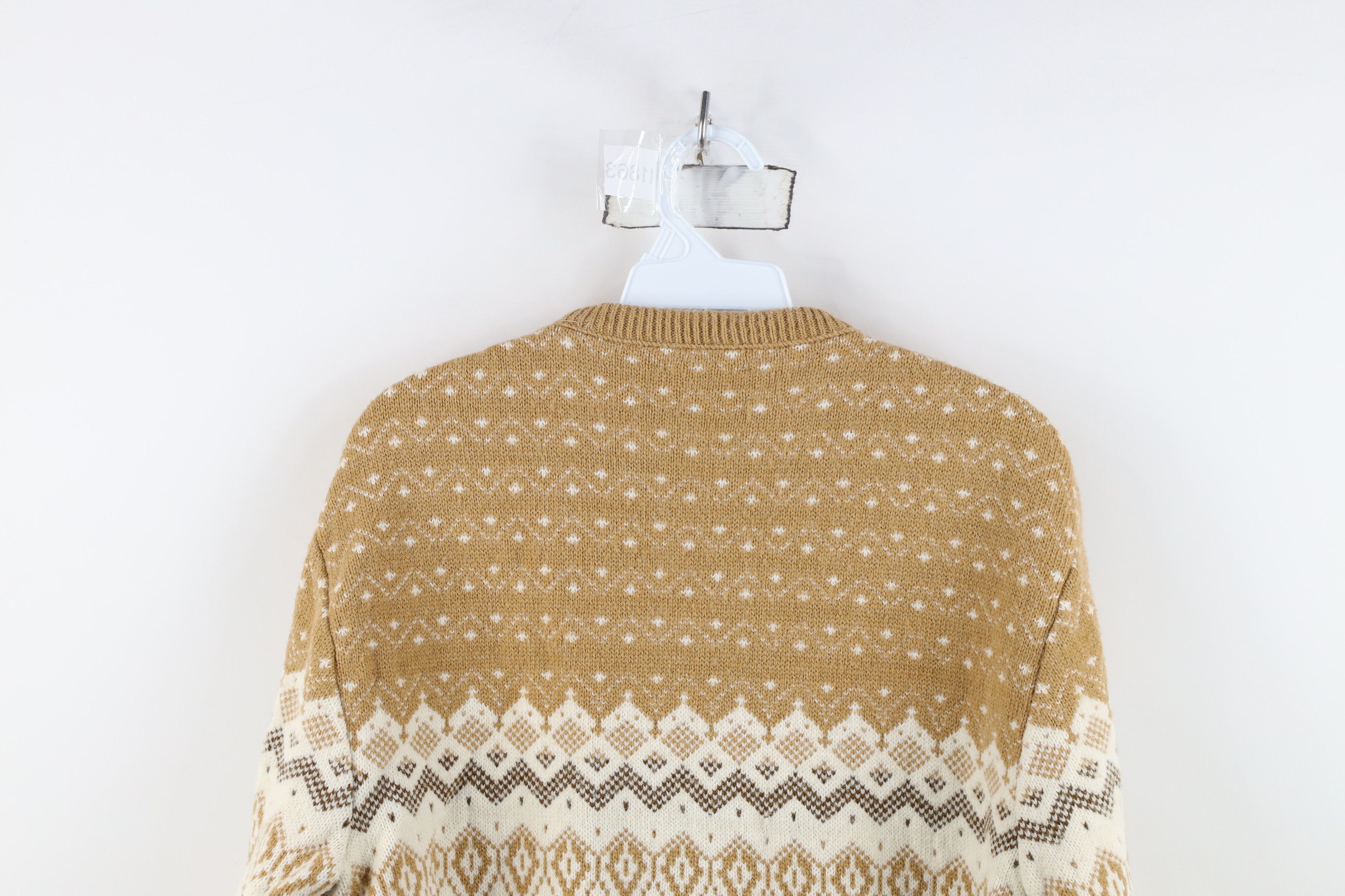 Vintage Vintage 70s Streetwear Cable Knit Crewneck Sweater USA Size US L / EU 52-54 / 3 - 8 Thumbnail