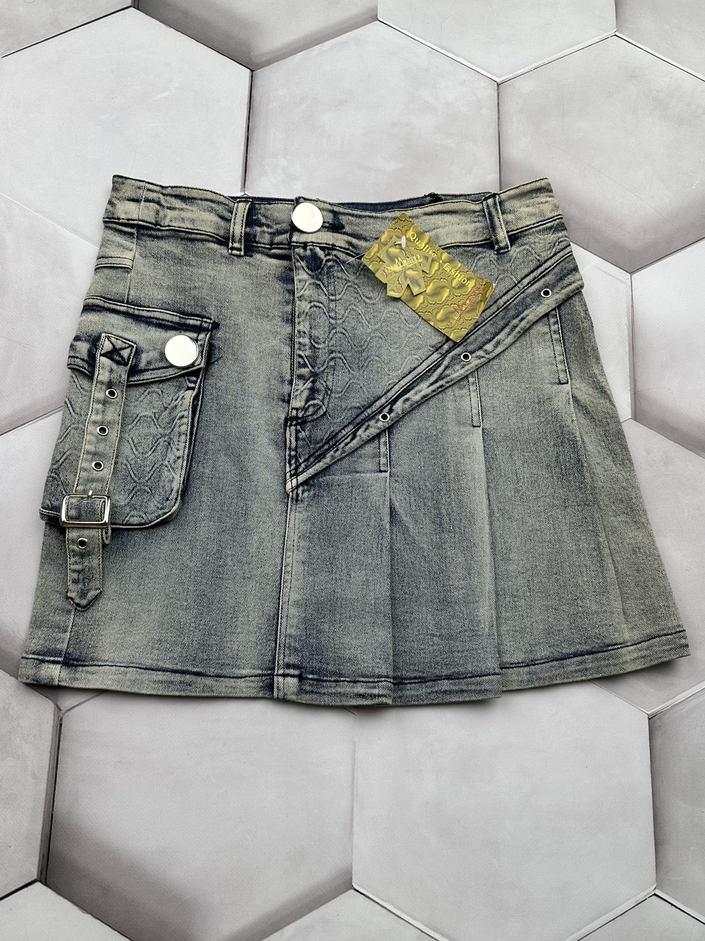 Hysteric Glamour Patchwork Printed Mini Skirt