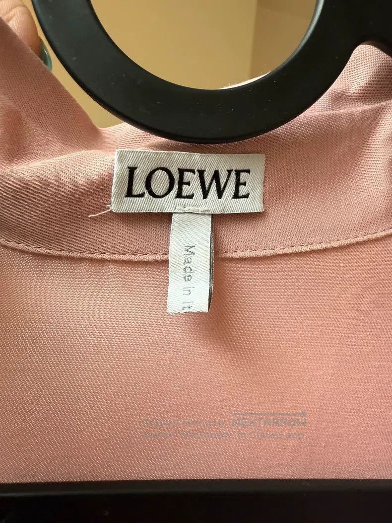 Loewe Loewe Nude Pink Shirt Dress with Subtle Gloss Size XS / US 0-2 / IT 36-38 - 5 Thumbnail