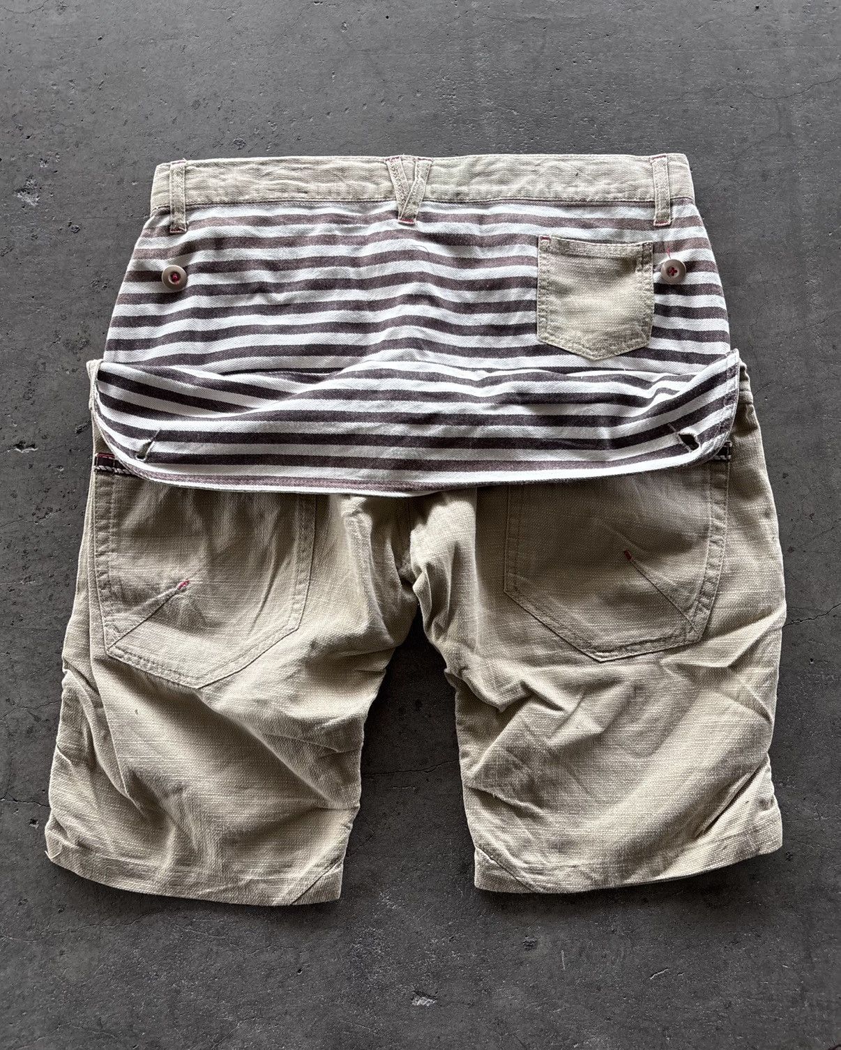 Japanese Brand Double Focus Japan Unique Short Pants Size US 32 / EU 48 - 5 Thumbnail