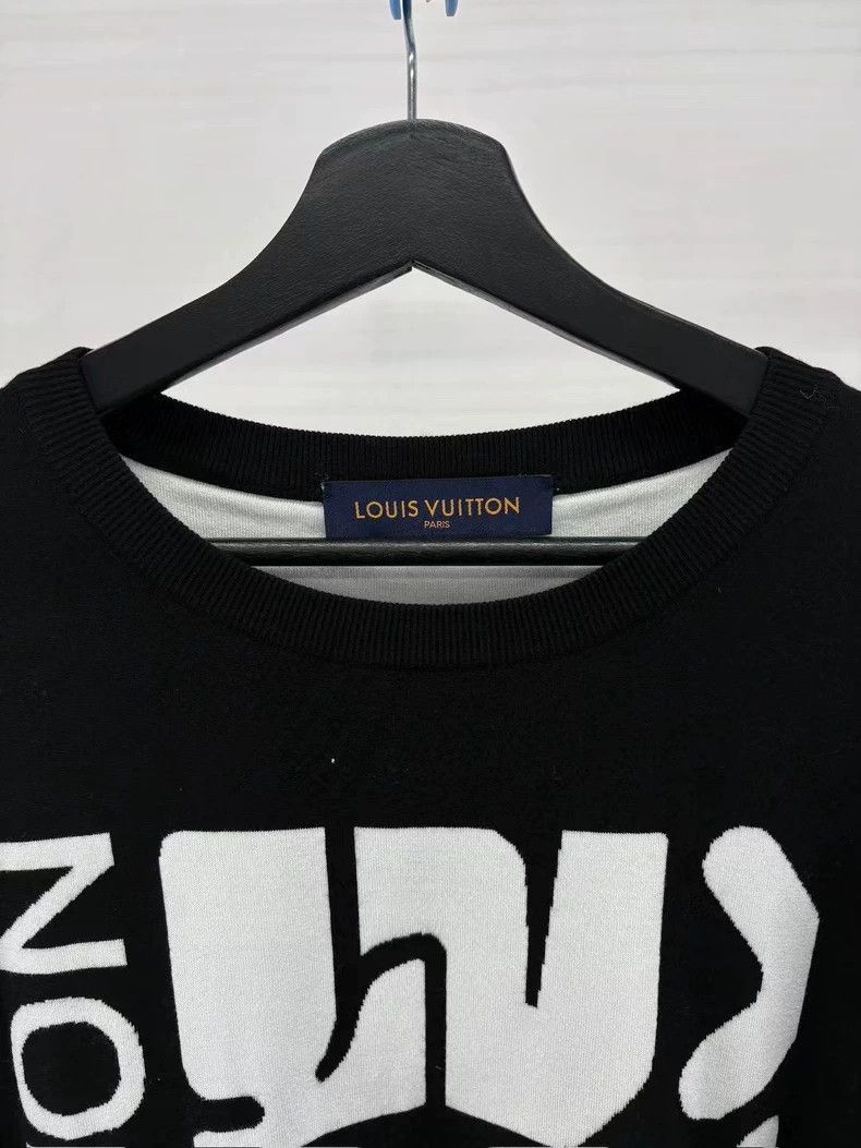 Louis Vuitton LOUIS VUITTON 1854 series knitted logo short sleeves 2504-N Size US XXL / EU 58 / 5 - 4 Thumbnail