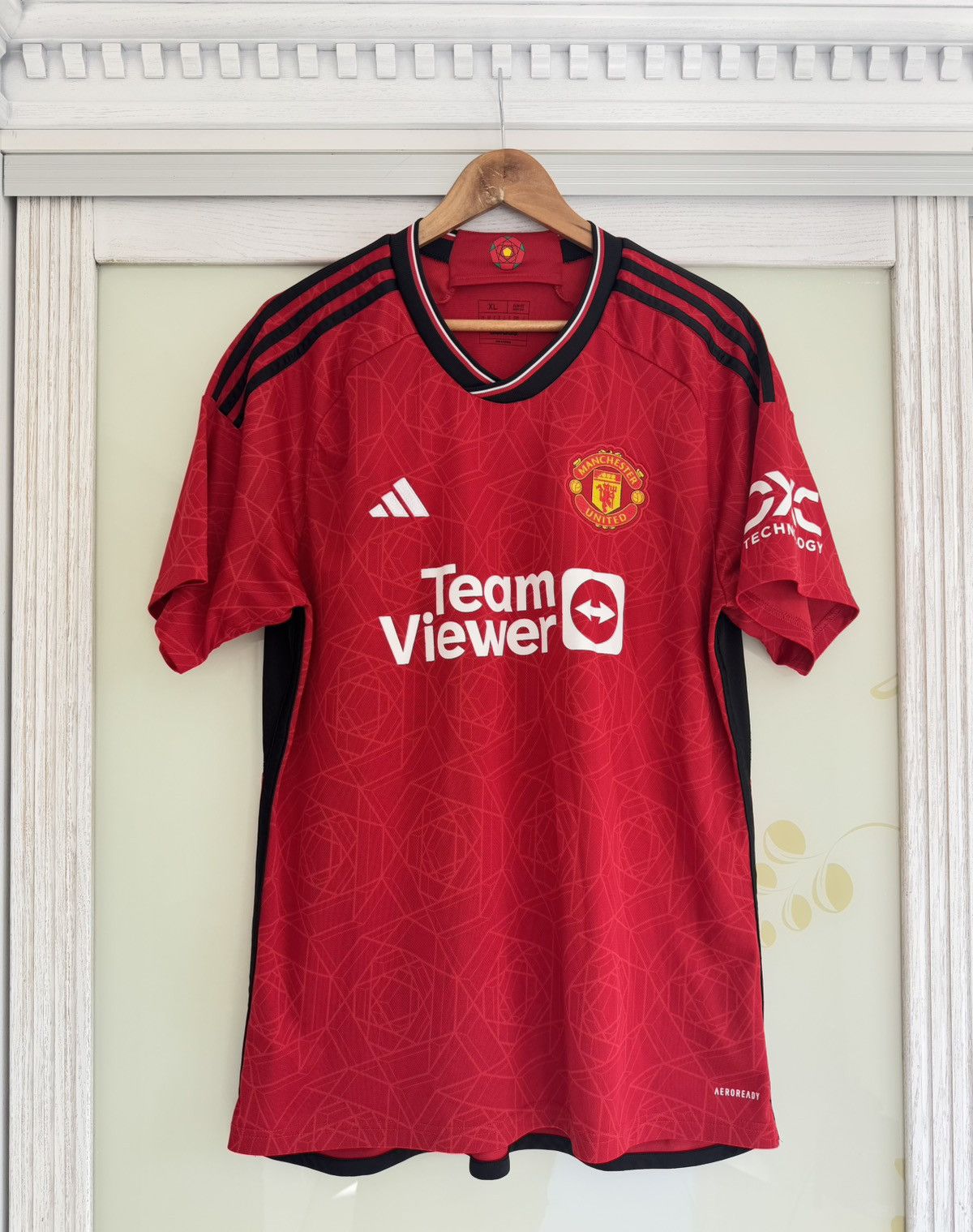 Adidas Manchester United 2023-2024 Home Soccer Jersey Football Kit Size US XL / EU 56 / 4 - 1 Thumbnail
