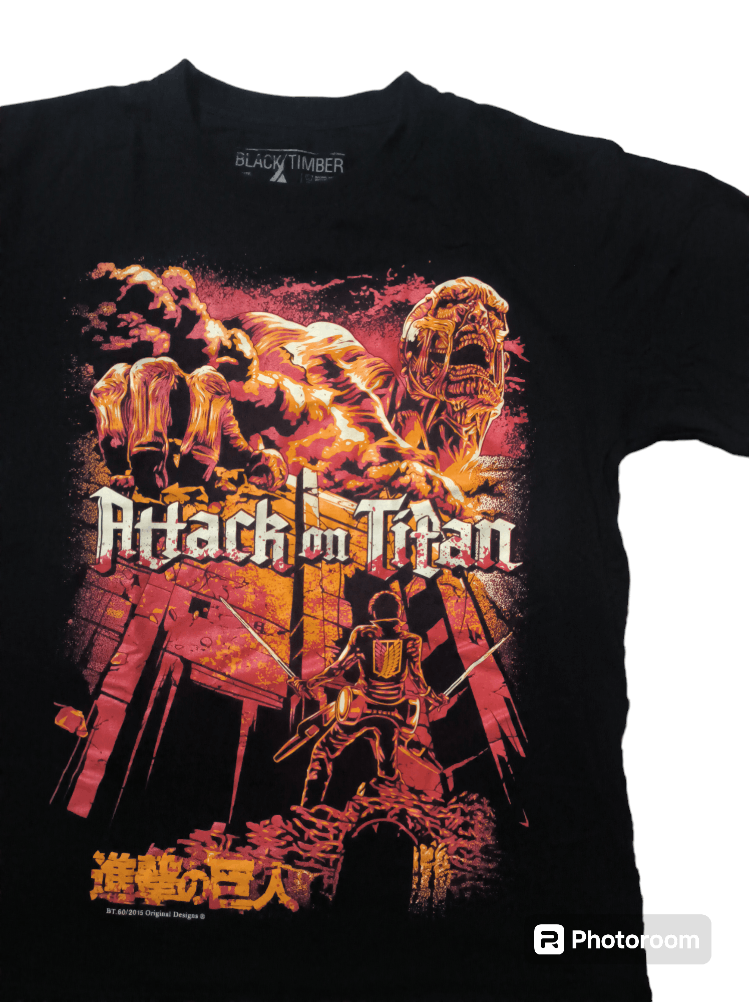 Anime × Cartoon Network × Japanese Brand RARE Bootleg Anime Attack on Titan Size US L / EU 52-54 / 3 - 1 Thumbnail