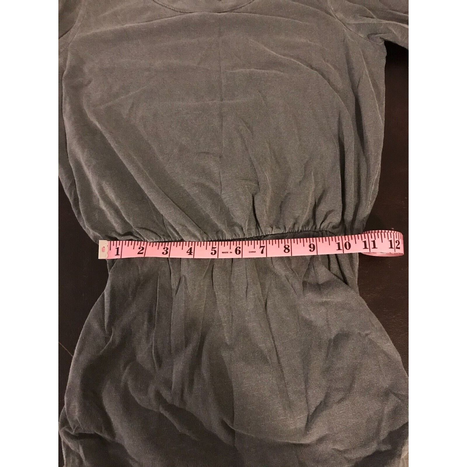 Anthropologie Anthropologie Sundry Shirred Puff Long Sleeve Dress Carbon Size S / US 4 / IT 40 - 8 Thumbnail
