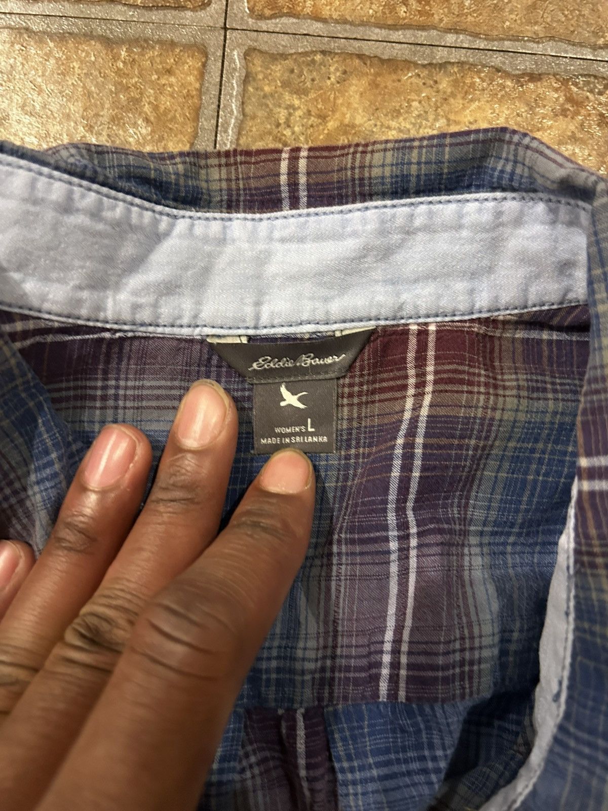 Eddie Bauer Eddie Bauer- vintage flannel Sz: L-(Ws) Size L / US 10 / IT 46 - 2 Thumbnail