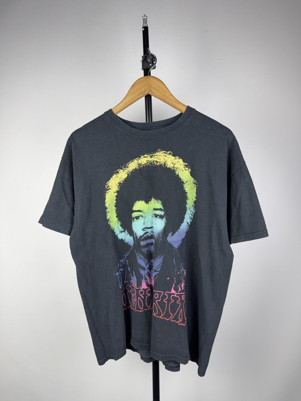 Jimi Hendrix Vintage 00s Legend Jimi Hendrix Retro logo T Shirt Y2K Size US L / EU 52-54 / 3 - 1 Thumbnail