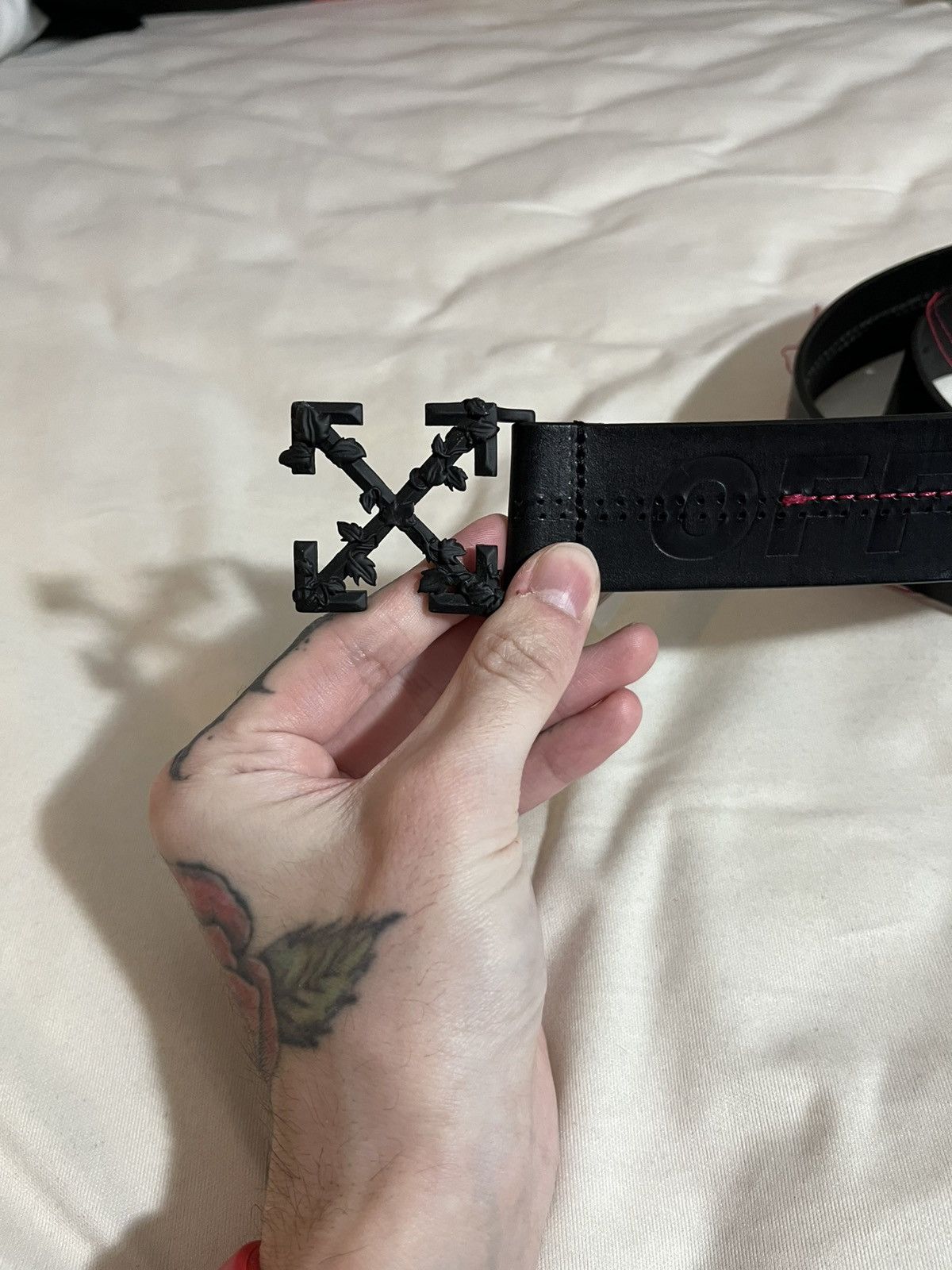 Off-White Off white black belt pink Size ONE SIZE - 2 Thumbnail