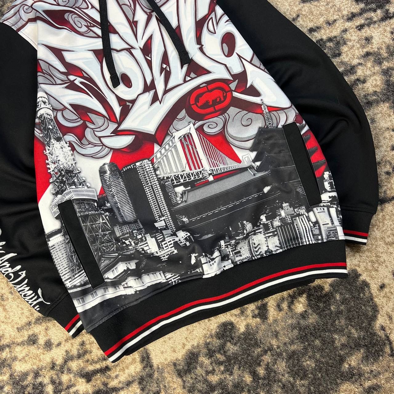 Ecko Unltd. Ecko Unltd Allover Print Vintage Y2K Hoodie Streetwear Style Size US L / EU 52-54 / 3 - 4 Thumbnail