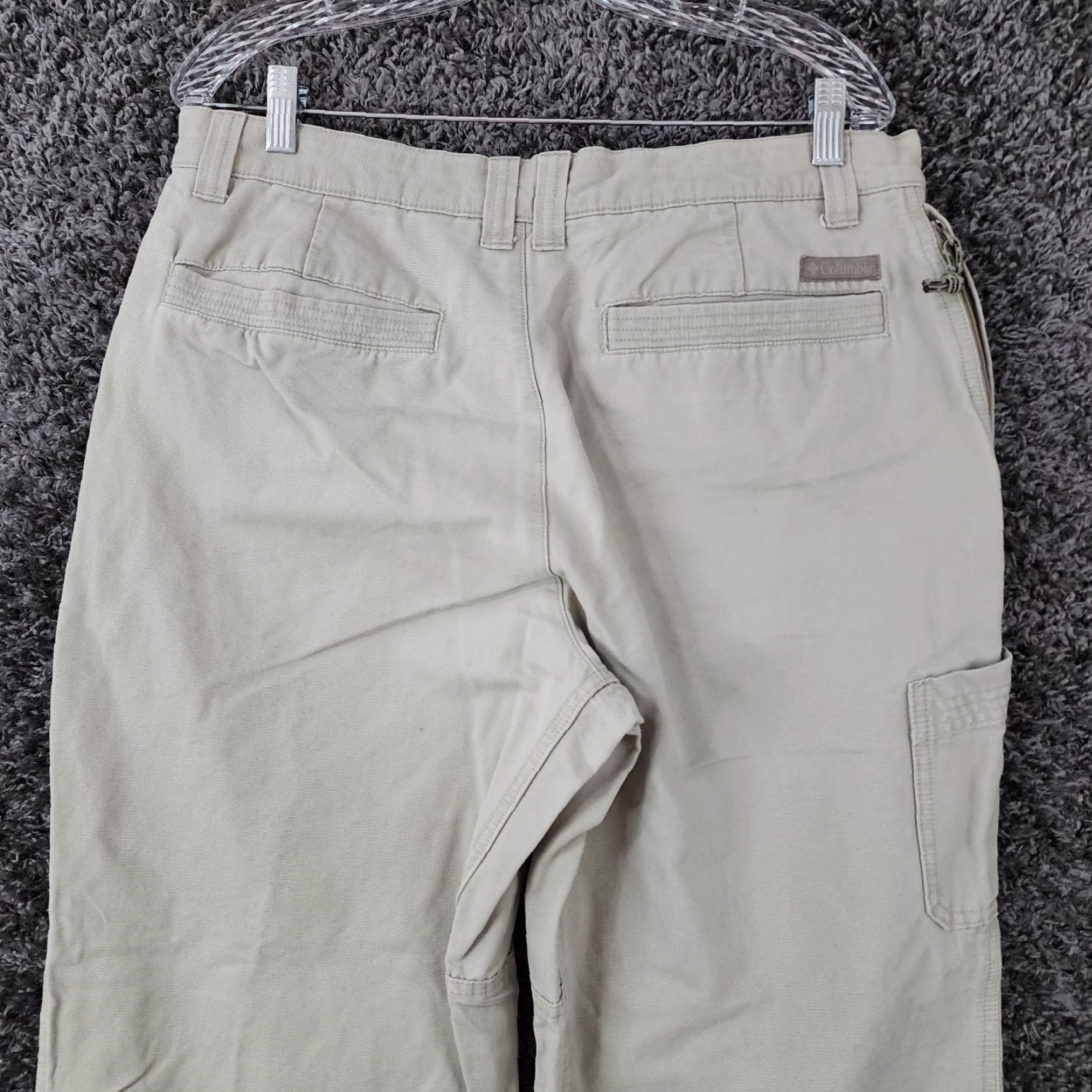 Vintage Columbia Pants Men Beige Outdoor Straight 34x33 Chino Casual Outdoors Mens Size US 34 / EU 50 - 7 Thumbnail