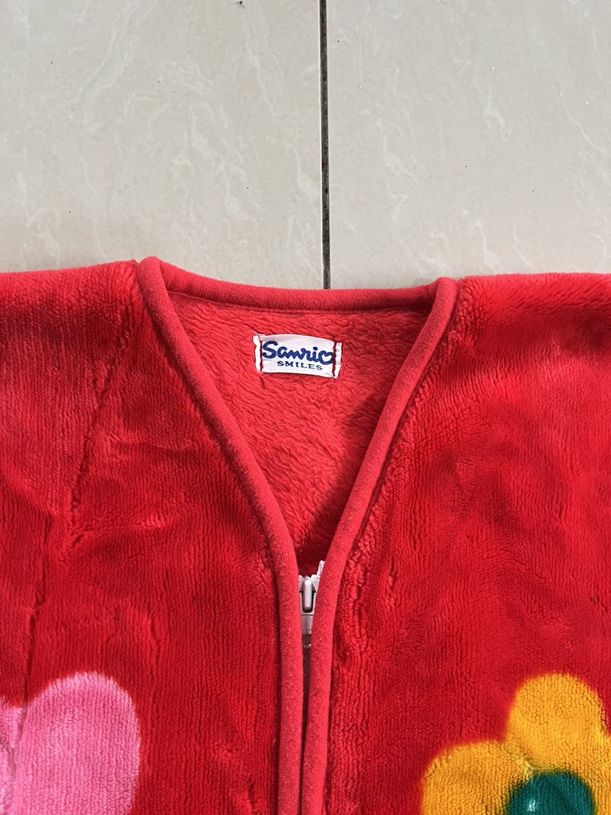 Other Vintage Japan Anime 1976-1997 Hello Kitty Fleece Vest Size L / US 10 / IT 46 - 3 Thumbnail