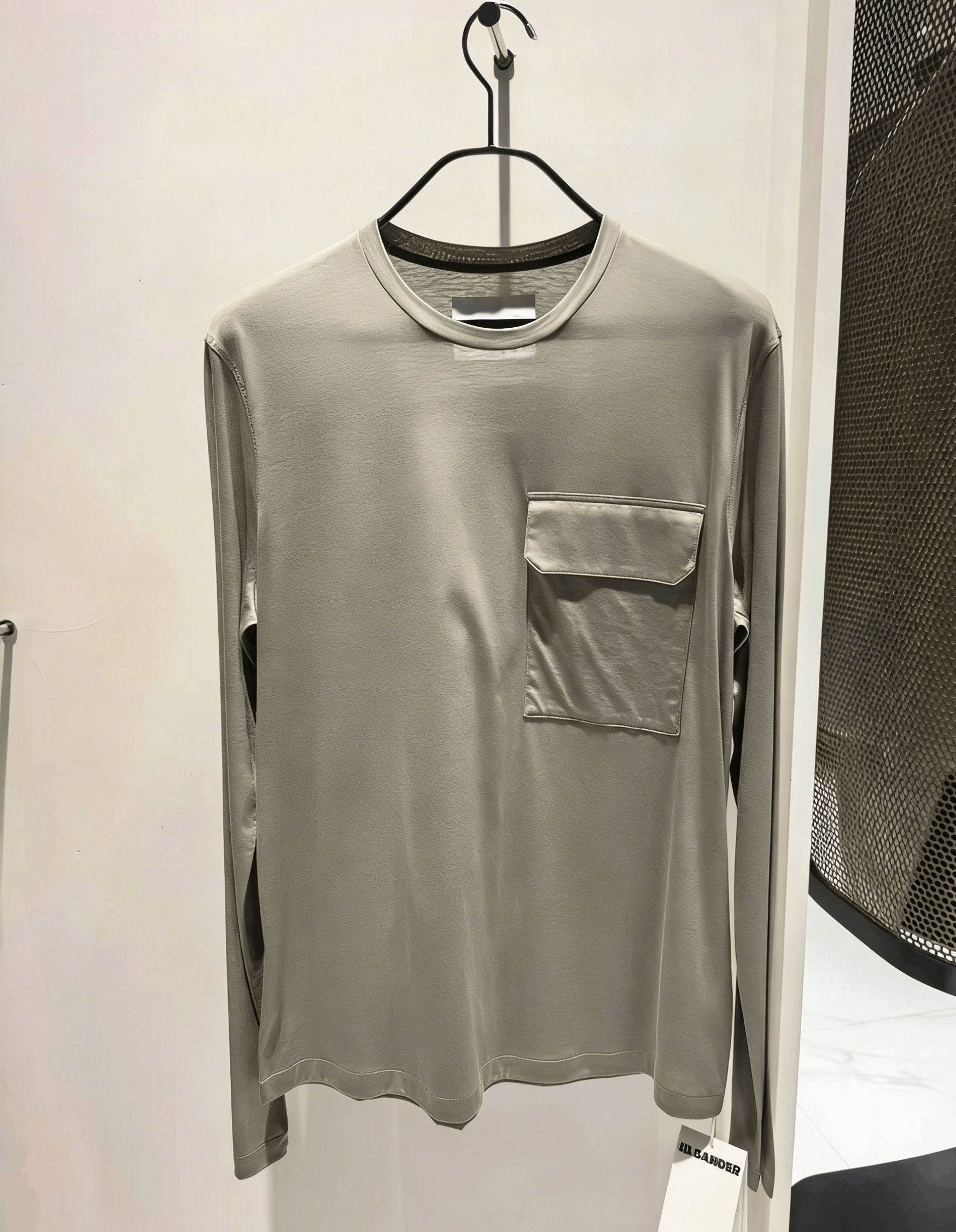 Jil Sander NIB Long Sleeve T-Shirts - Dark Grey, L，Jil Sander Size US L / EU 52-54 / 3 - 1 Thumbnail