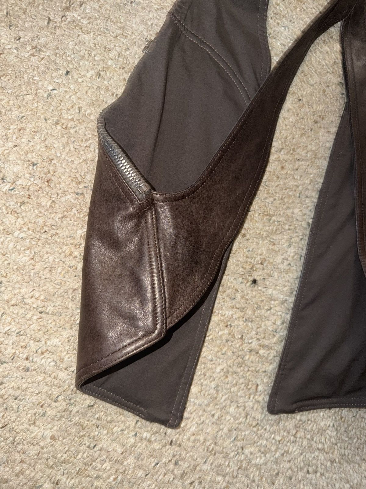Rick Owens Rick Owens Brown Bauhaus Vest Size 50 Size US M / EU 48-50 / 2 - 8 Thumbnail