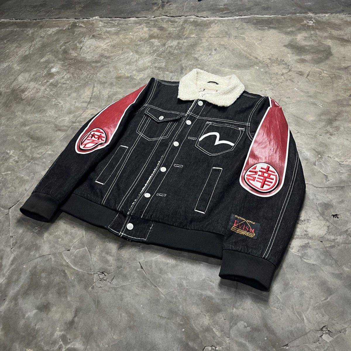 Evisu Evisu sherpa denim jacket Size US M / EU 48-50 / 2 - 1 Thumbnail