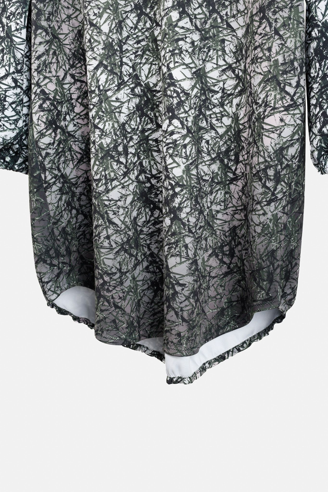 Marie Saint Pierre Marie Saint Pierre Raida Green Thorns Ombrage Dress Size M / US 6-8 / IT 42-44 - 8 Thumbnail