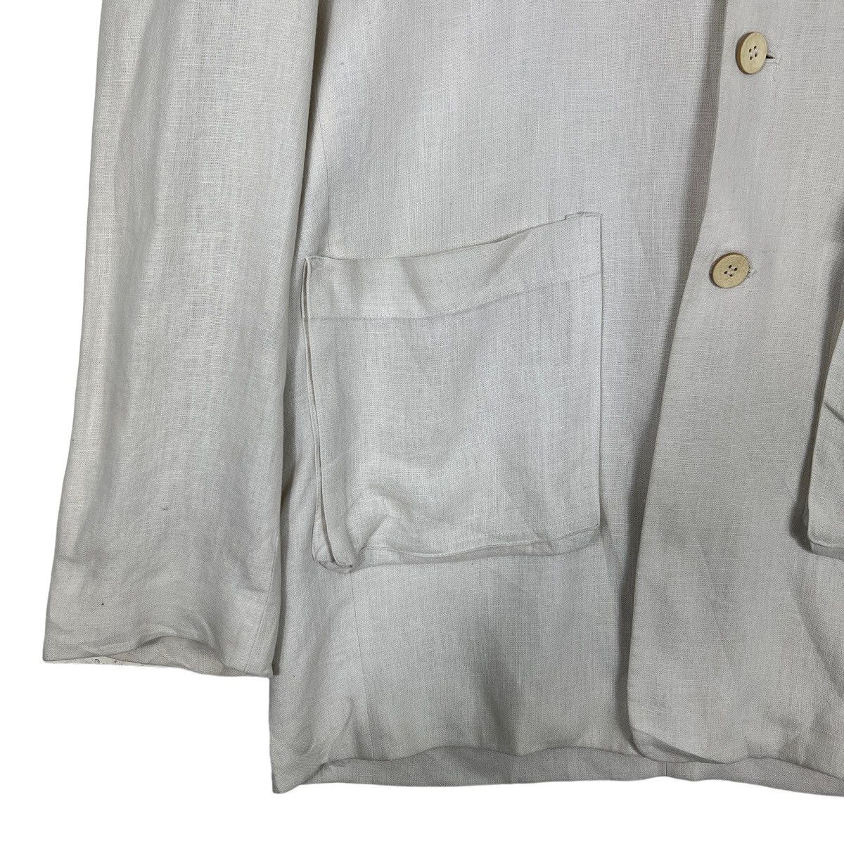 Issey Miyake 🔥 90s ISSEY MIYAKE MANDARIN BLAZER JACKET Size US L / EU 52-54 / 3 - 4 Thumbnail
