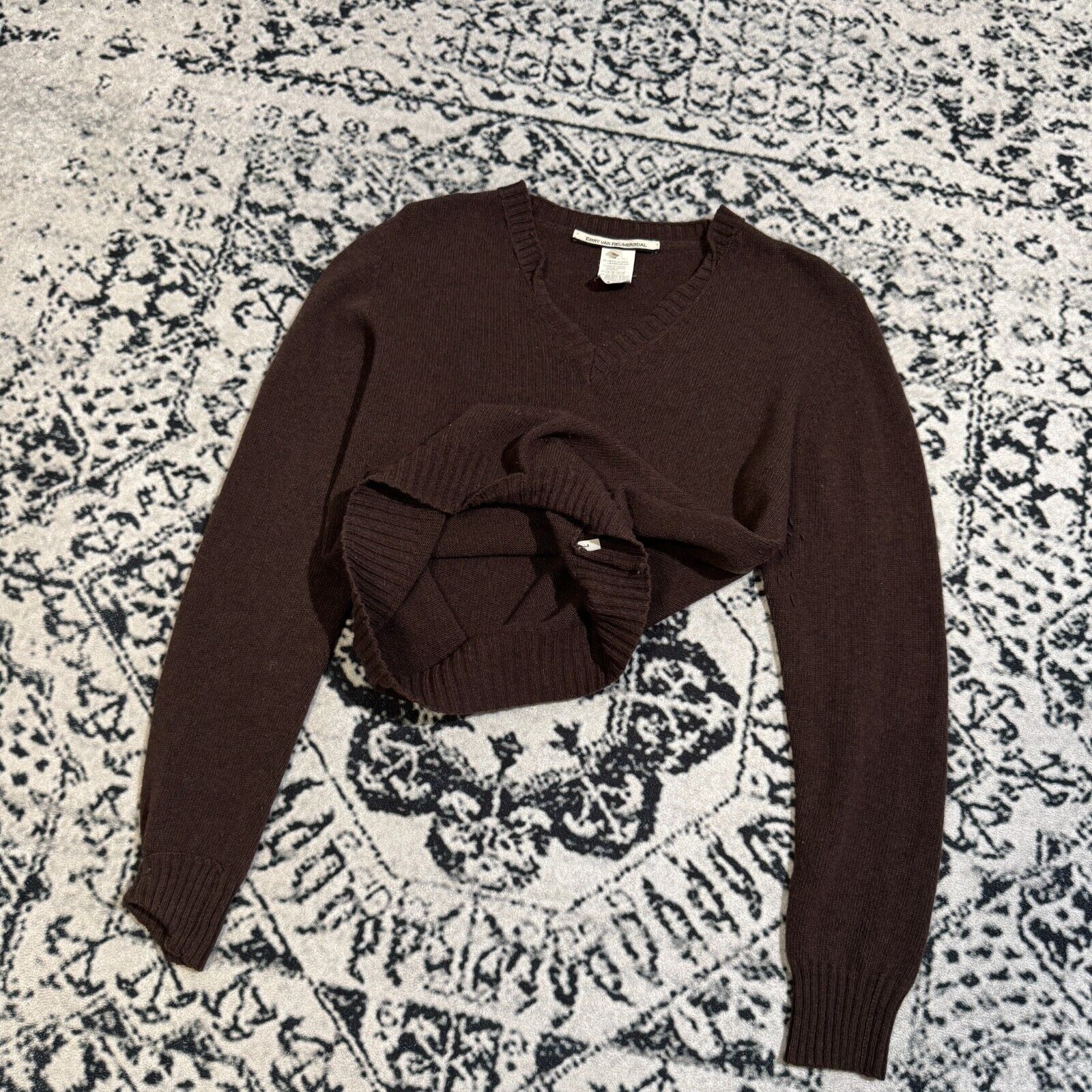 Vintage Erny Van Reijmersdal Vintage Women's Brown Sweater Size L Size US L / EU 52-54 / 3 - 11 Thumbnail