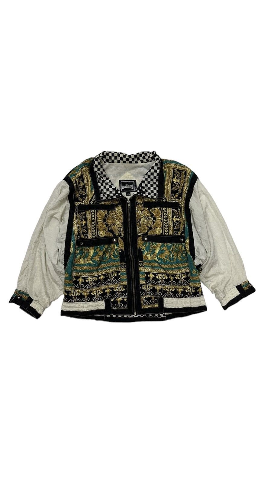 Japanese Brand 90’s Gallery Sport Inspired Versace Style Jacket Size US L / EU 52-54 / 3 - 1 Thumbnail