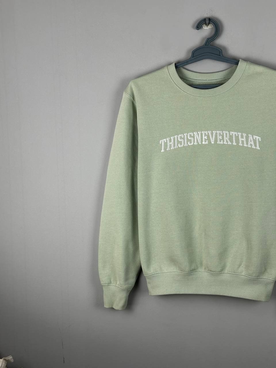 thisisneverthat Thisisneverthat Japan Streetwear Mint Green Sweatshirt Size US M / EU 48-50 / 2 - 2 Thumbnail