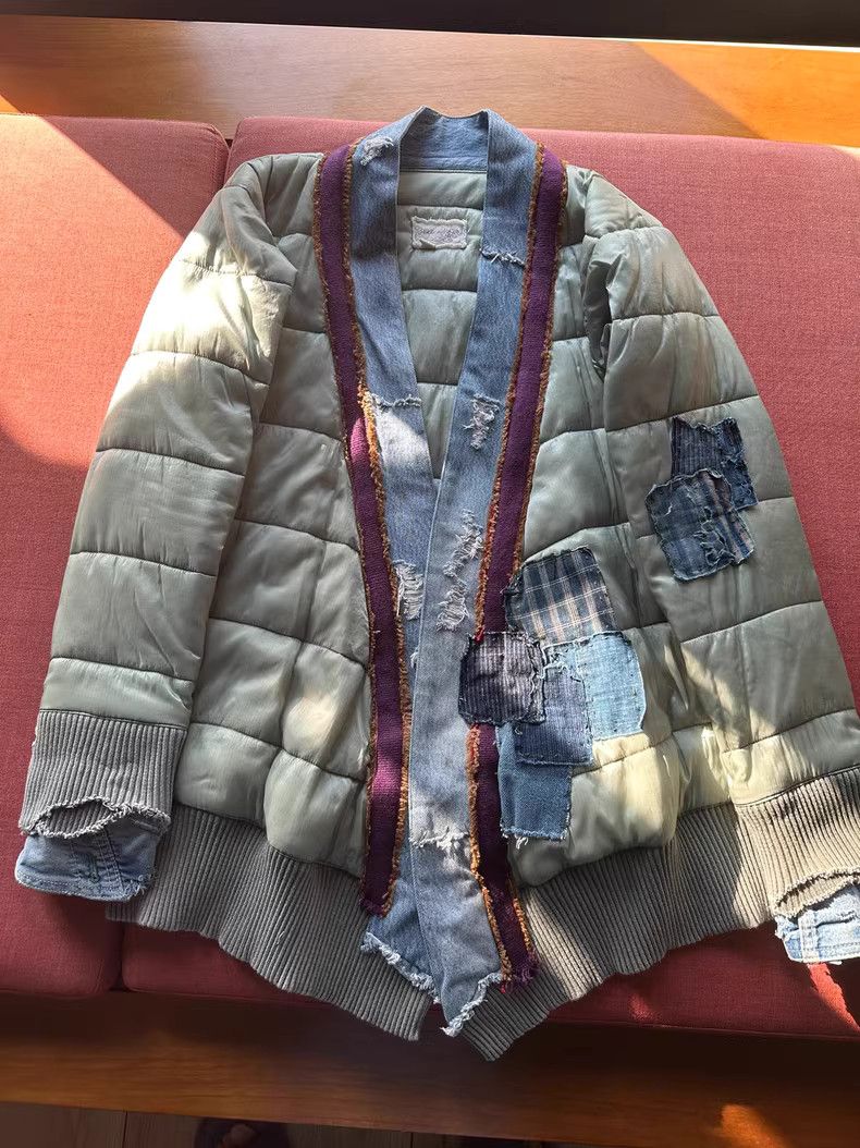 Greg Lauren Greg Lauren Spliced cardigan robe Size US M / EU 48-50 / 2 - 1 Thumbnail