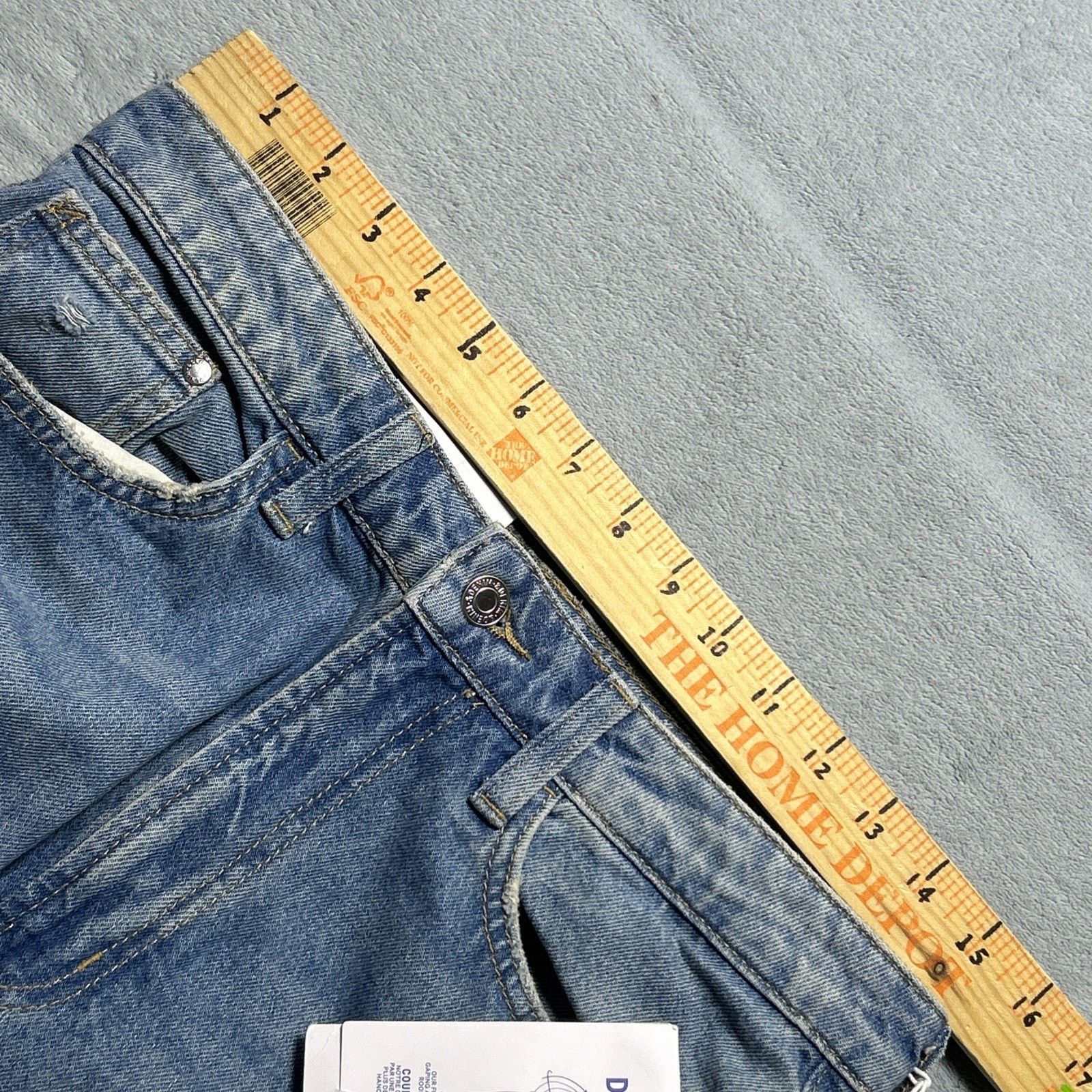 H&M Beyond Baggy Jeans Womens 8 - 30x31 Raw Hem Hamilton Loose Size 30" / US 8 / IT 44 - 9 Thumbnail
