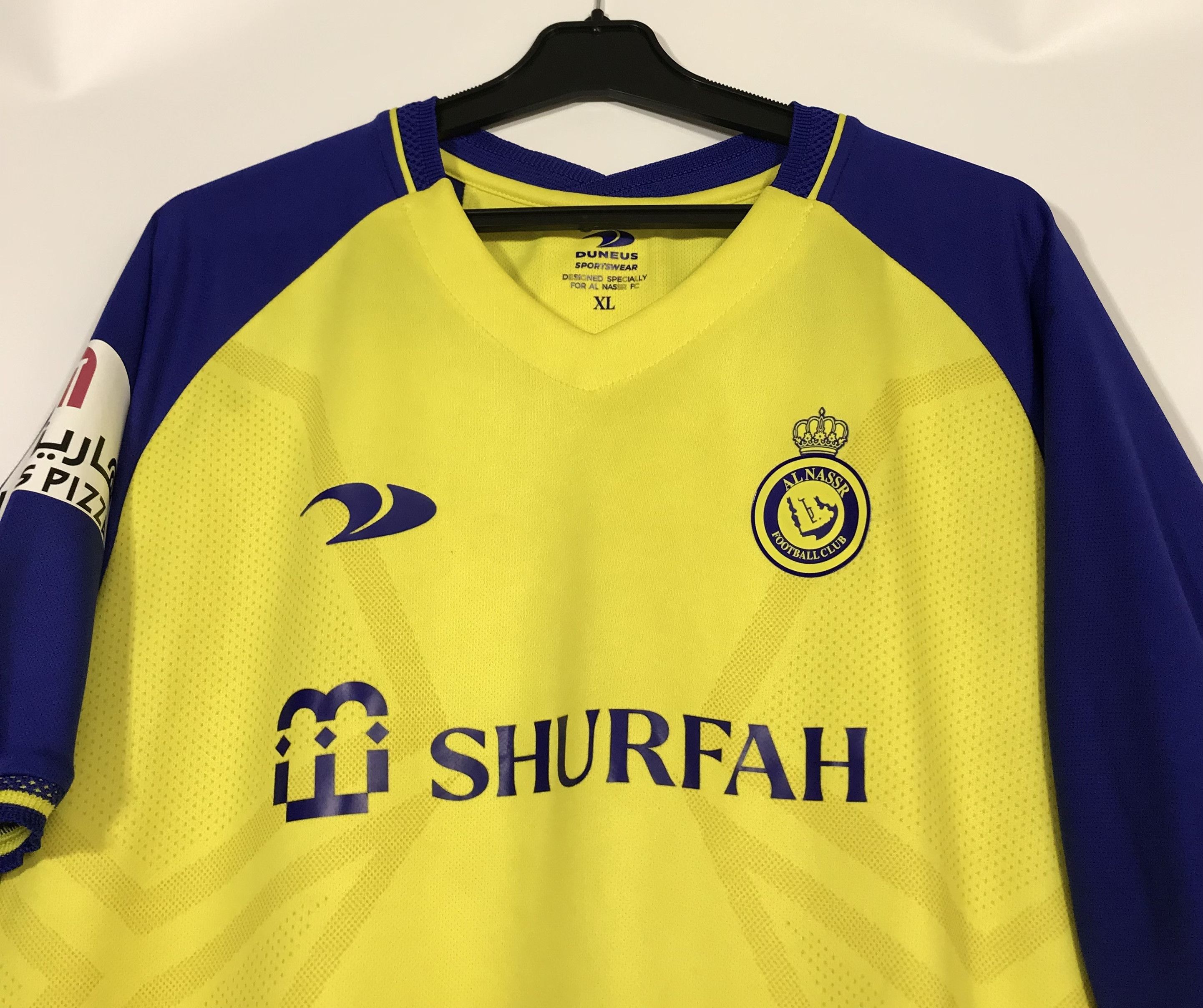 Adidas #7 Ronaldo Al Nassr 2022/2023 Home Soccer Jersey Shirt Size US XL / EU 56 / 4 - 4 Thumbnail