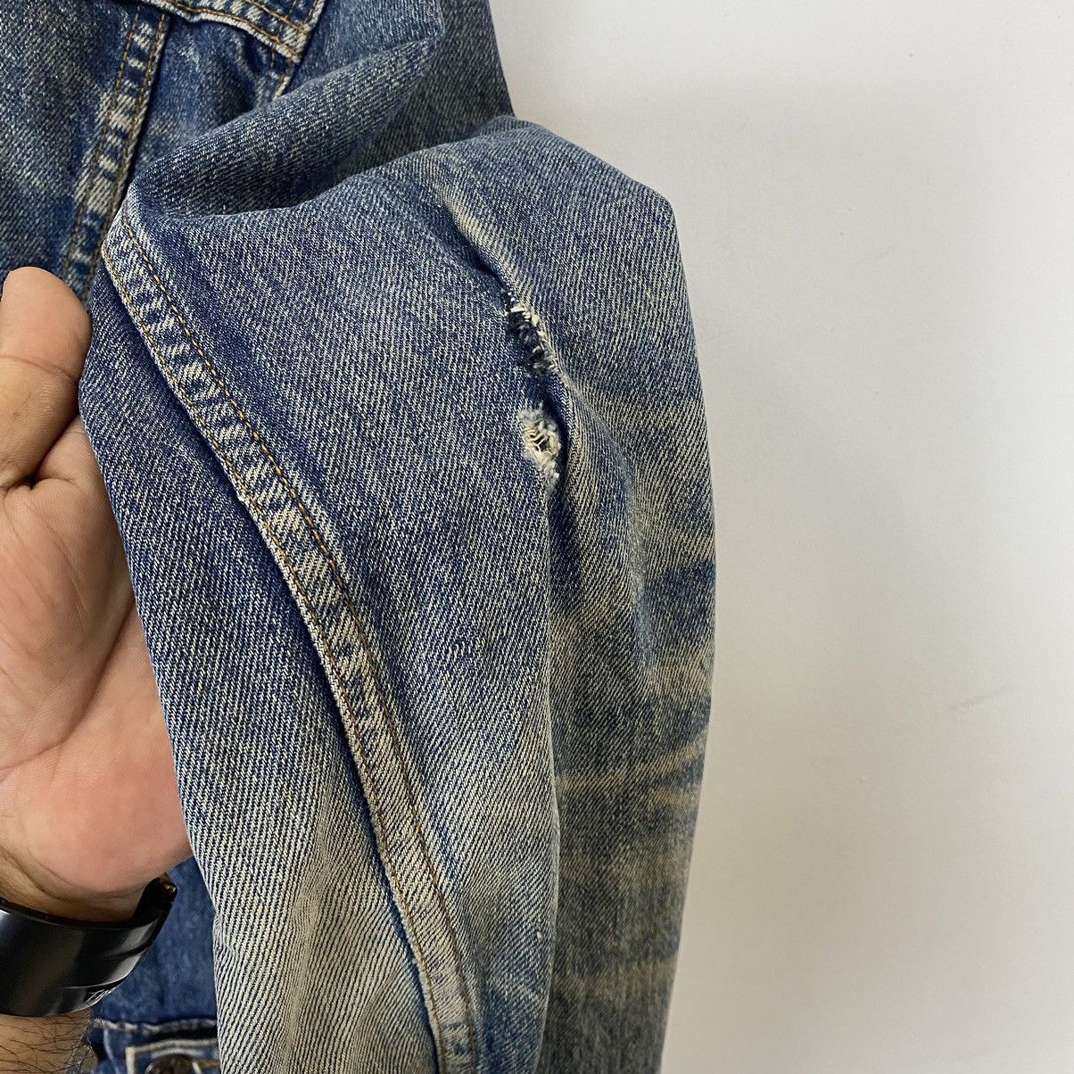 Levi's Vintage Clothing Vintage Levi's orange tab distressed jacket women Size M / US 6-8 / IT 42-44 - 10 Thumbnail