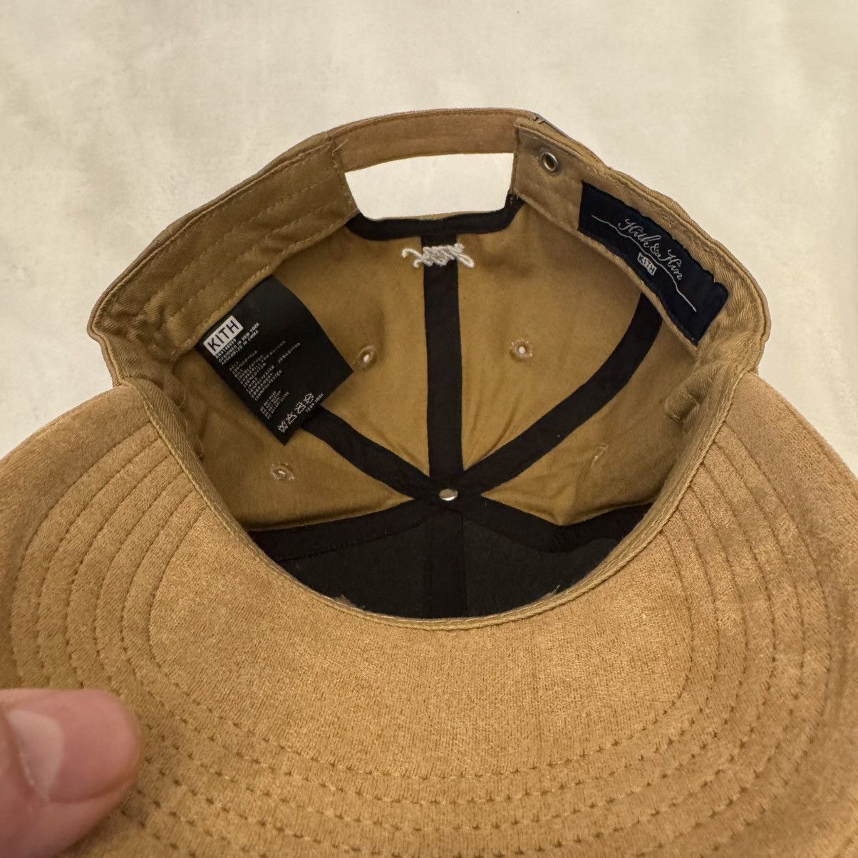 Kith Kith Crotchet K Suede Aaron Hat Size ONE SIZE - 6 Thumbnail