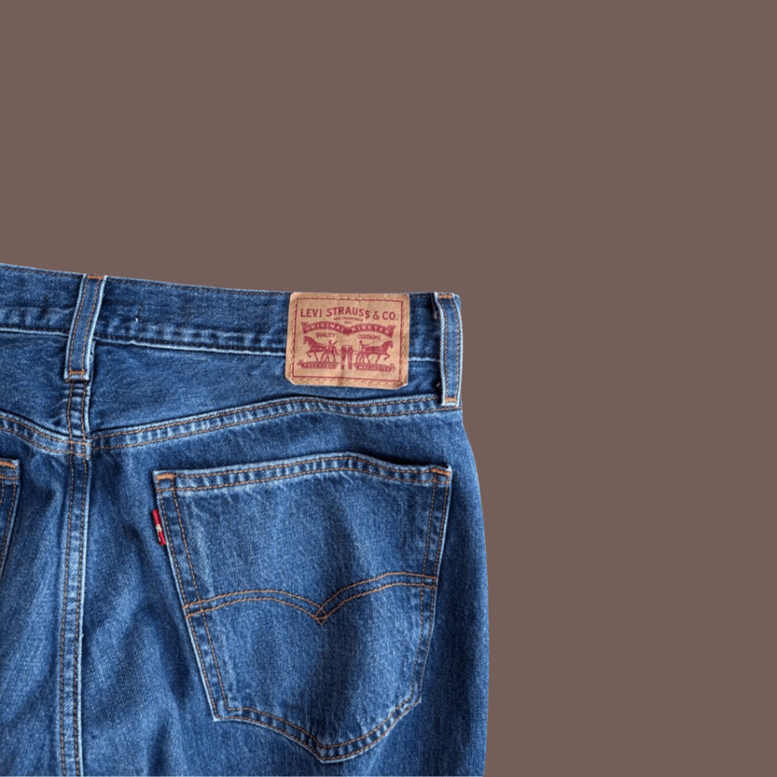 Levi's Levi’s Low Pro Straight Jeans | Women’s 31 | Slouchy Minimal Size 34" / US 12 / IT 48 - 3 Thumbnail