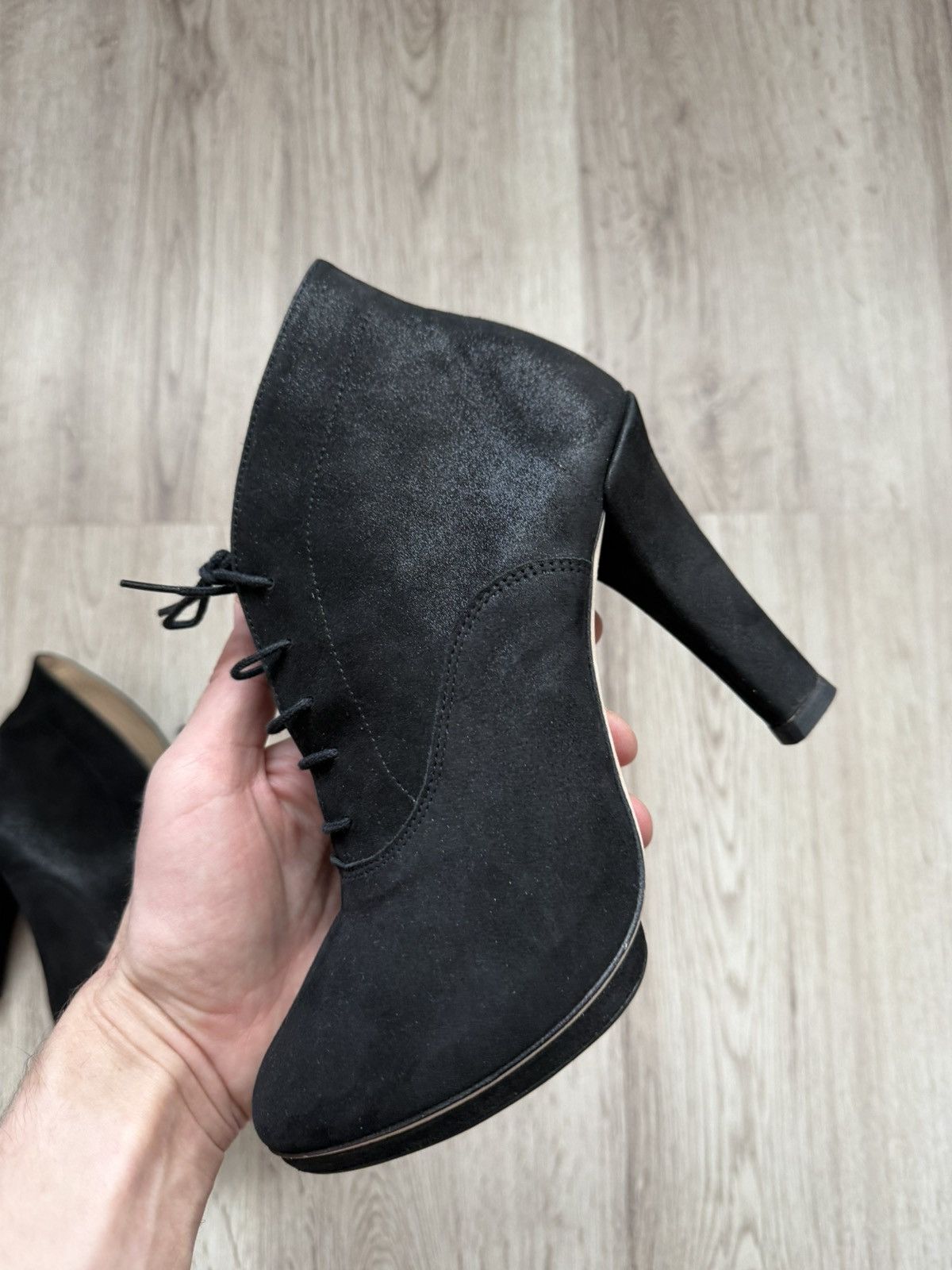 Repetto Repetto Heeled Lace Up Leather Ankle Boots EU37 Size US 7 / IT 37 - 21 Thumbnail