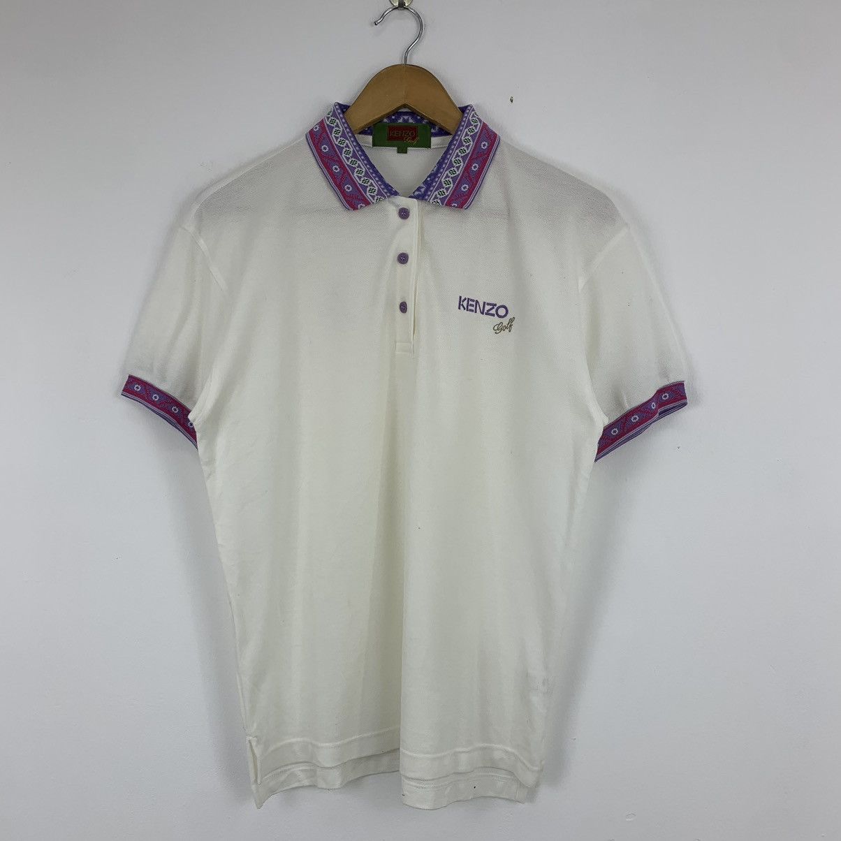 Kenzo × Vintage Vintage 90’s Kenzo Golf Polo Shirt Size US M / EU 48-50 / 2 - 1 Thumbnail