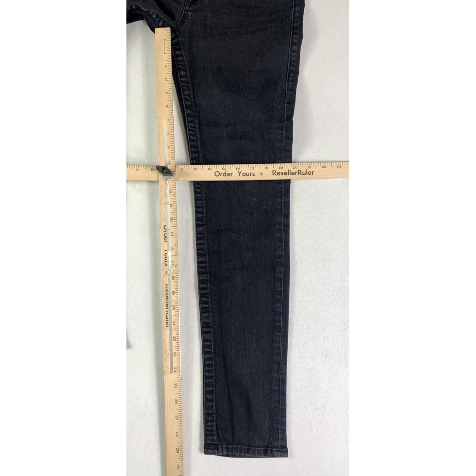 True Religion True Religion Black Denim Jeans Women 28 Halle Made in USA (fits 28x29) WAXN95CR0 Size 28" / US 6 / IT 42 - 7 Thumbnail