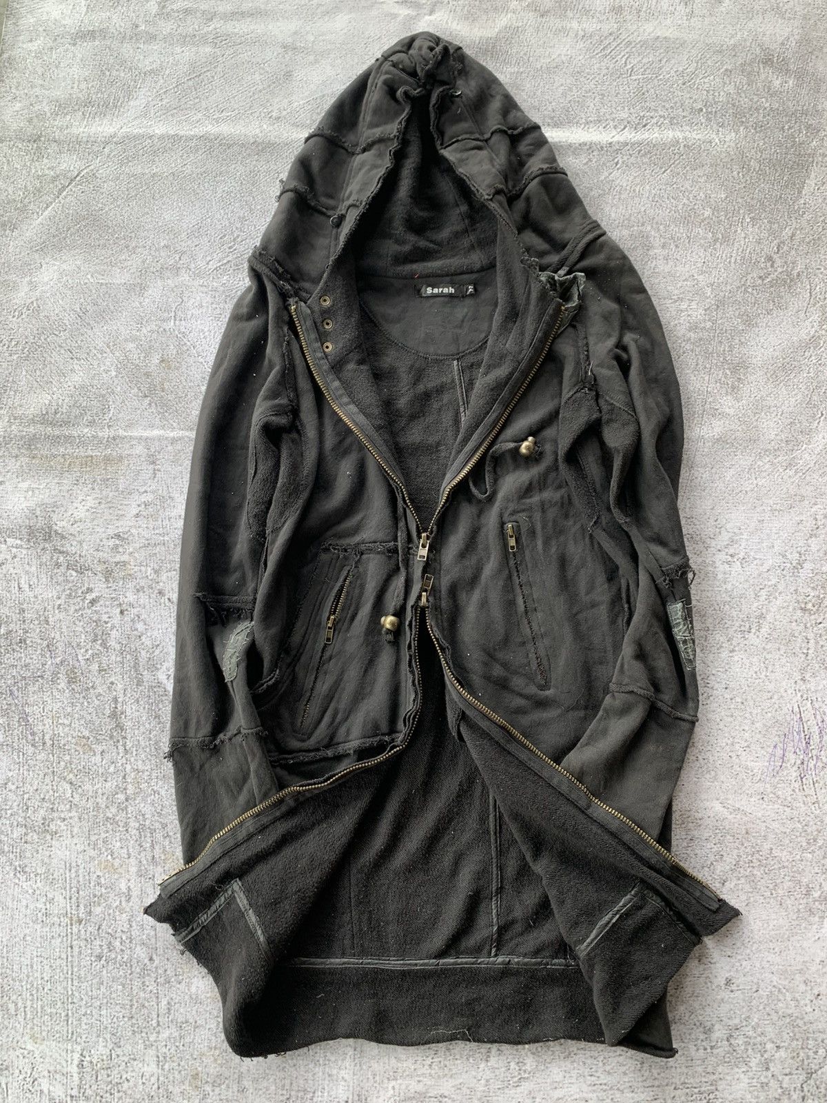 Japanese Brand Y2k style LGB long ziphoodie Size US M / EU 48-50 / 2 - 3 Thumbnail