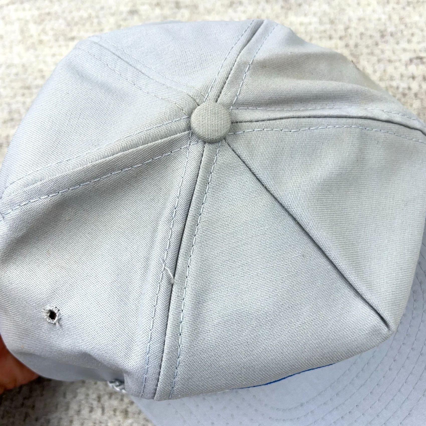 Roper VINTAGE Carolac Trucker Hat Cap Snapback Rope Made In USA Gray 80s 90s Farm Dairy E24 Mens Size ONE SIZE - 5 Thumbnail