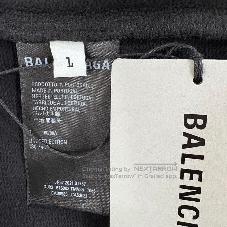 Balenciaga Balenciaga Celebrity Female Star Black Hoodie Size US S / EU 44-46 / 1 - 4 Thumbnail