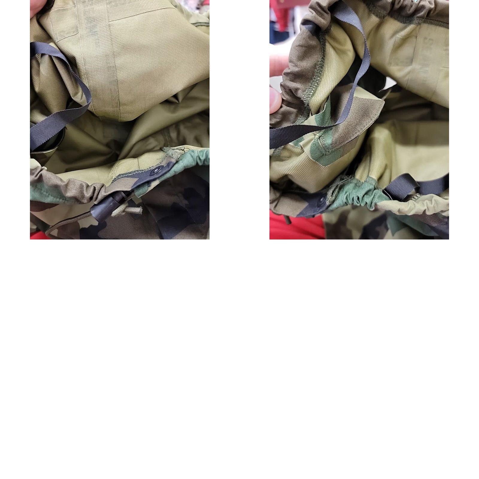 Vintage Federal Prison Industries US Military Camouflage Rain Pants XL Regular Size US 36 / EU 52 - 10 Thumbnail