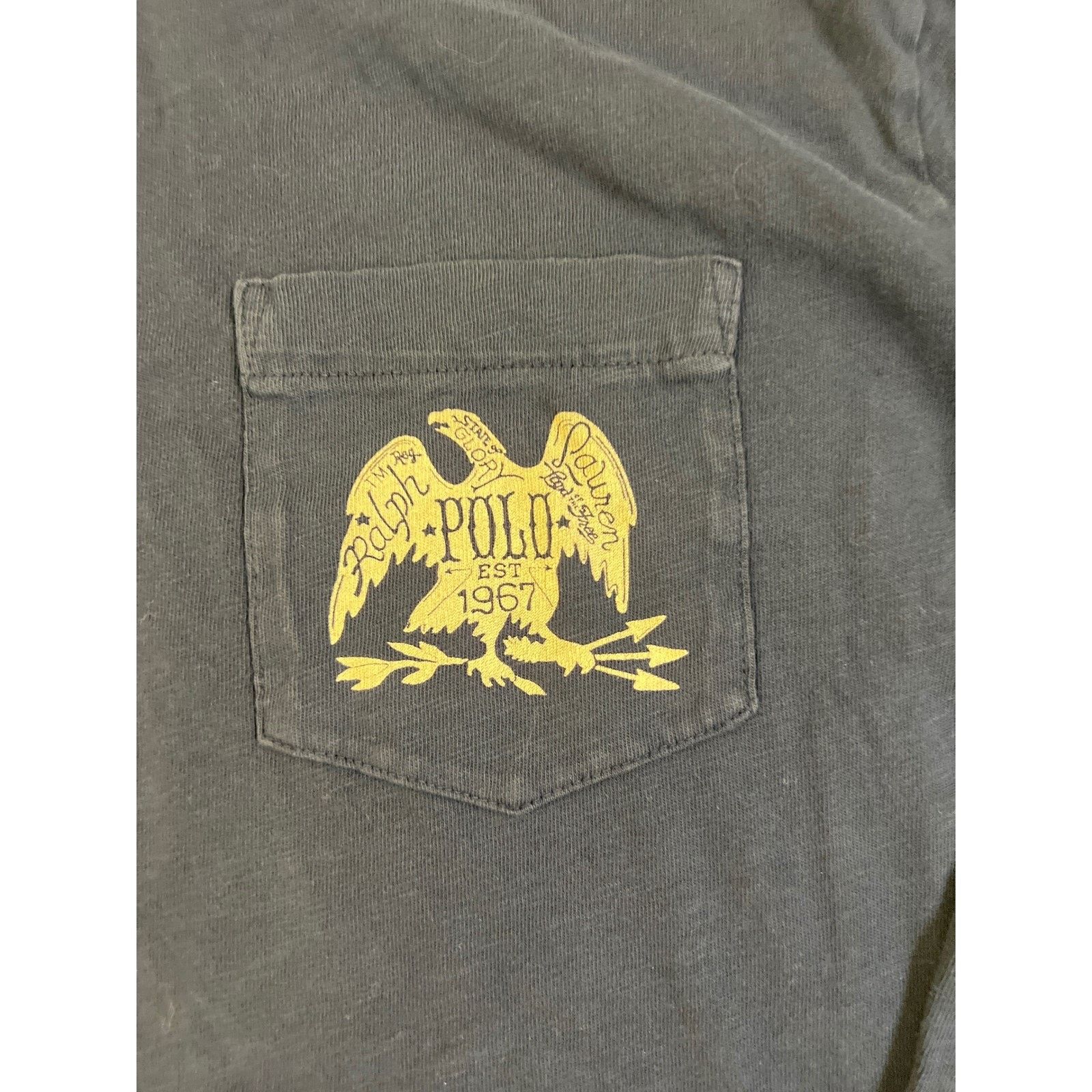 Polo Ralph Lauren Polo Ralph Lauren Mens Long Sleeve Blue Eagle Big Logo L Size L / US 10 / IT 46 - 4 Thumbnail