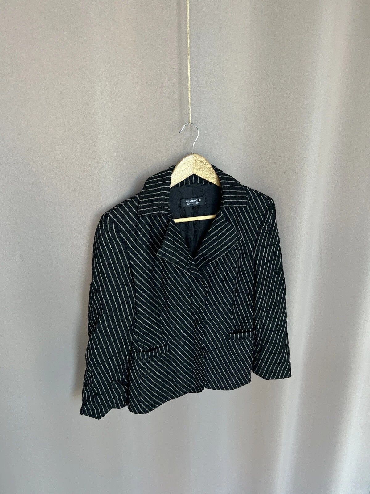 Rundholz Rundholz Black Label Striped Wool Blazer Womens Size L Size L / US 10 / IT 46 - 5 Thumbnail