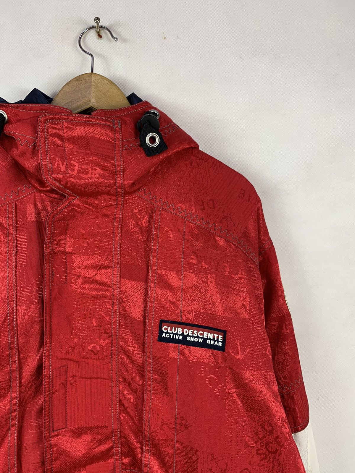 Descente Rare! Vintage Club Descente Active Snow Gear Jacket Size US L / EU 52-54 / 3 - 3 Thumbnail