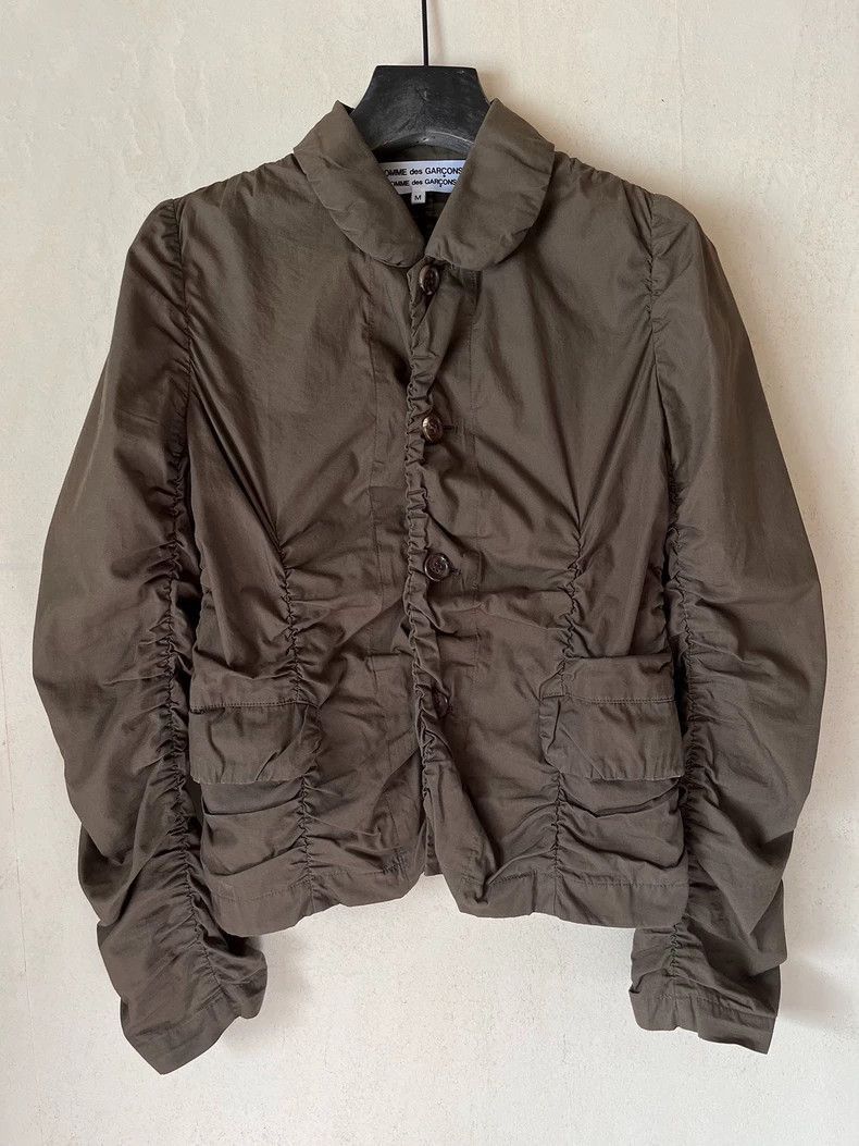 Comme des Garcons Comme des Garçons Ruched Classic Jacket-2505 Size US M / EU 48-50 / 2 - 2 Thumbnail